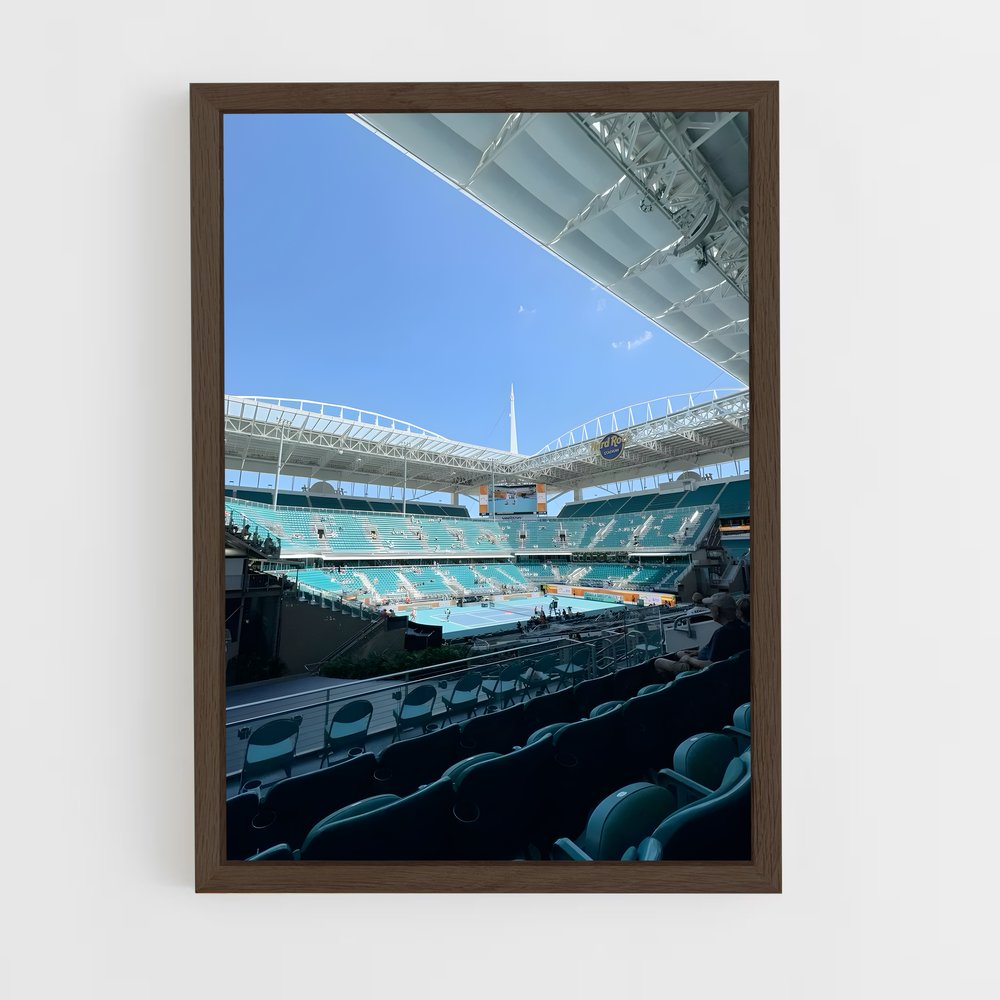 Poster Silence à Miami – affiche Tennis (vue 5)